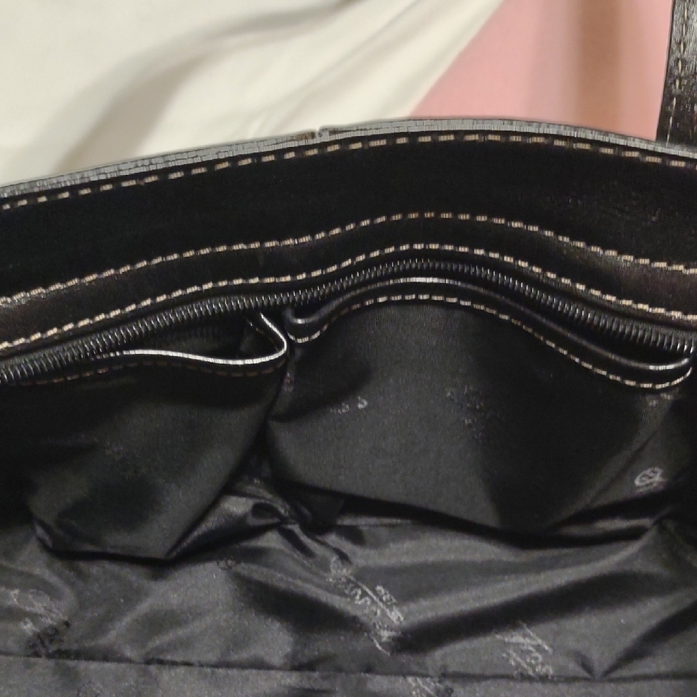 FOSSIL Black Leather Handbag and Wallet Set - Picture 8 of 14